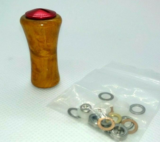 Кноб daiwa / shimano wood handle knob red