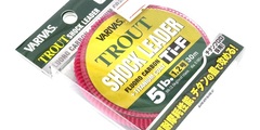 Леска varivas trout shock leader ti fluorocarbon 1.2 no. 5.0lb 30m #natural