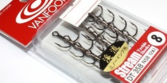 Тройники vanfook triple hook stream treble dt-35b # 8 #ns black