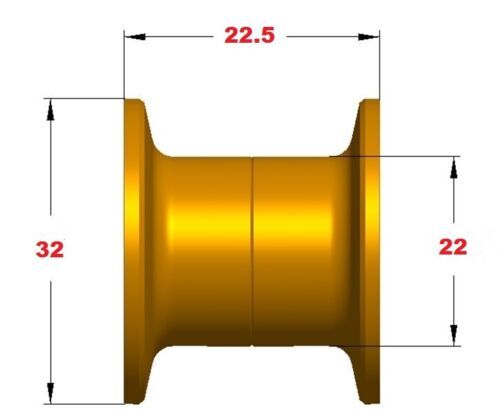 Шпуля для мультипликаторных катушек daiwa 21 alphas sv / premium spool red