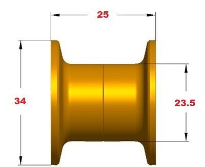 Шпуля для мультипликаторных катушек  daiwa steez t3 td-z zillion ryoga ss / premium spool / monoline edition red