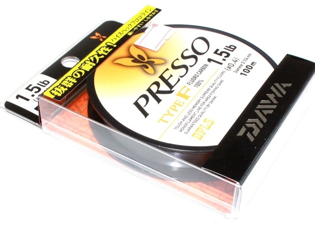 Леска daiwa presso line presso line type-f 1.5lb 100m #clear