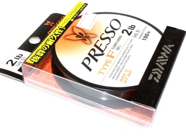 Леска  daiwa presso line presso line type-f 2lb 100m #clear