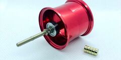 Шпуля bfs light weight spool for abu garcia max4 series reels red