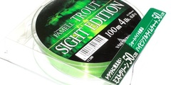 Леска yamatoyo tegus famell famell trout new site edition 4lb 100m # mist green / high visible lime chart