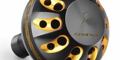 Кноб gomexus aluminum reel power knob 35mm black gold