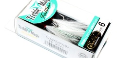 Тройники  evergreen treble hook treble magic feather hook size # 6 # white