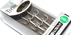 Тройники  evergreen treble hook treble magic hook size # 6 # silver