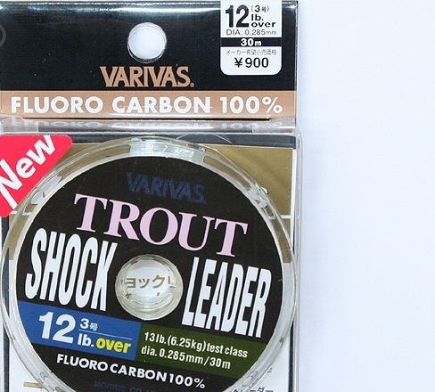 Леска varivas trout shock leader 12lb over 30m roll #natural