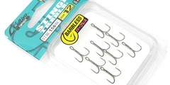 Тройники cultiva treble hook stinger triple stbl-1.56bc # 12 barbless #black