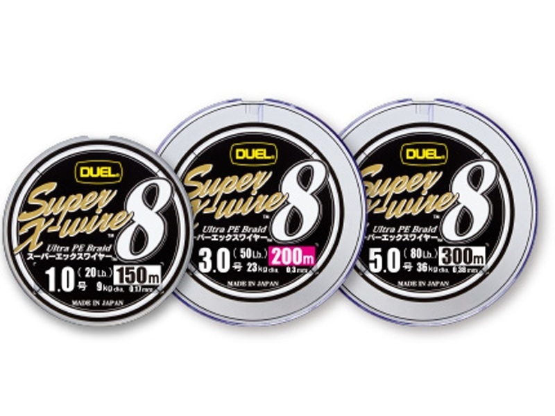 Шнур duel super x wire super x wire eight 1.2 no.27lb 200m 10m × 5 color marking