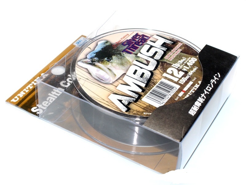 Леска unitika silver thread ambush 12lb 150m #stealth brown