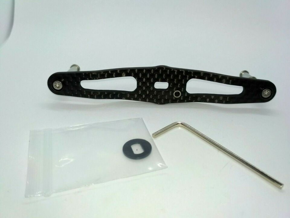 Карбоновая ручка carbon handle black 85mm daiwa / shimano / abu garcia different colors Карбоновая ручка carbon handle black 85mm daiwa / shimano / abu garcia different colors