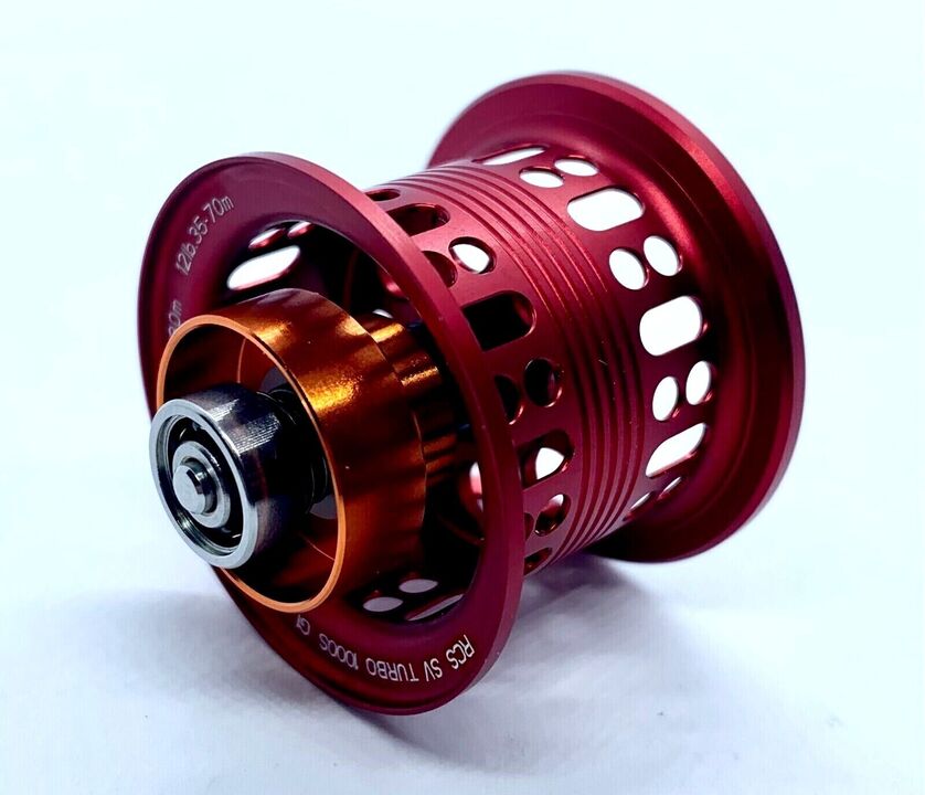 Шпуля sv boost spool for daiwa & megabass reels red