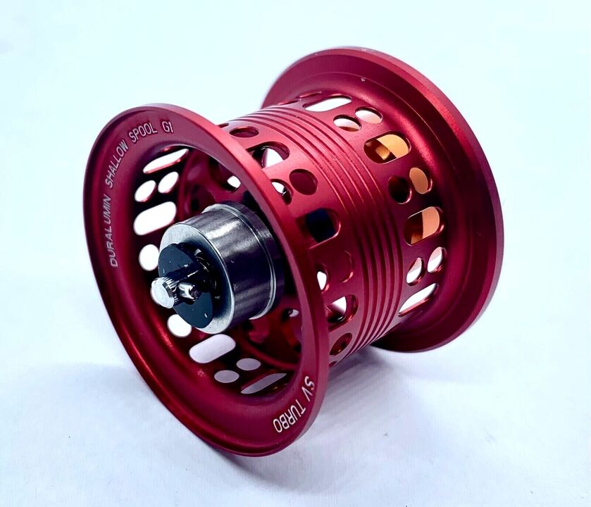 Шпуля sv boost spool for daiwa & megabass reels red