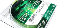 Леска yamatoyo tegus famell famell trout sight edition 2lb 0.104mm 150m #mist green / lime chart