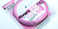 Шнур  varivas avani egging avani premium pe x4 milky 0.8 no. 150m # pink based marking line