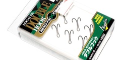 Двойники gran double hook zero friction double hook size # 10 # stealth gray