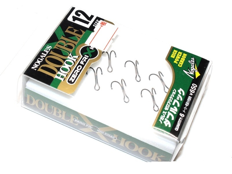 Двойники gran double hook zero friction double hook size # 12 # stealth gray