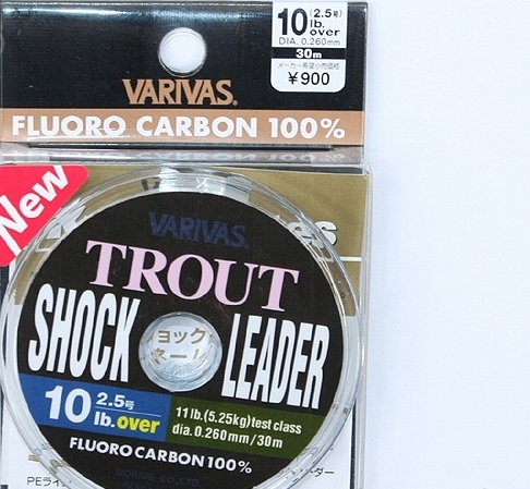 Леска varivas trout shock leader 10lb over 30m roll #natural