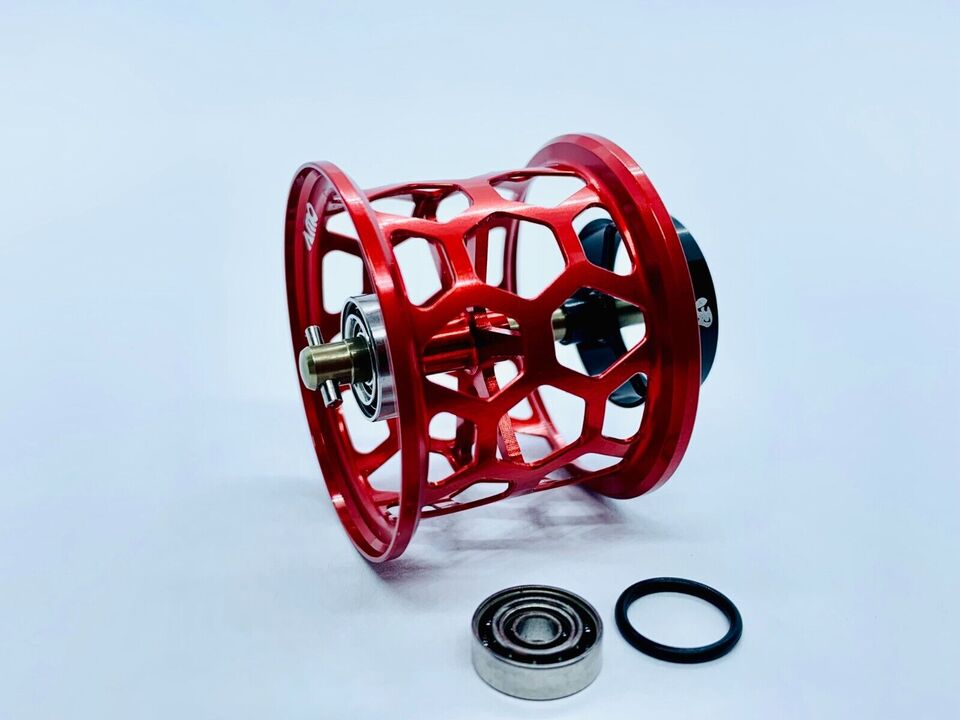 Шпуля amo daiwa bfs honeycomb spool + !!! 2 way bearings kit !!! / d.34/ steez / t3 red