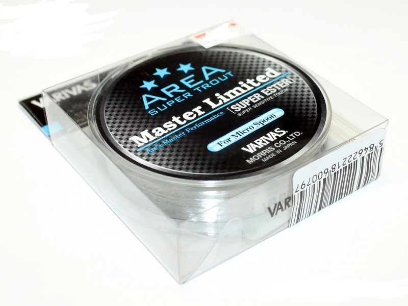 Леска varivas area master limited super ester no. 0.25 1.3lb diameter 0.080mm #clear 150m roll