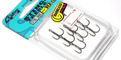 Тройники  cultiva treble hook stinger triple stbl-36bc # 10 # black