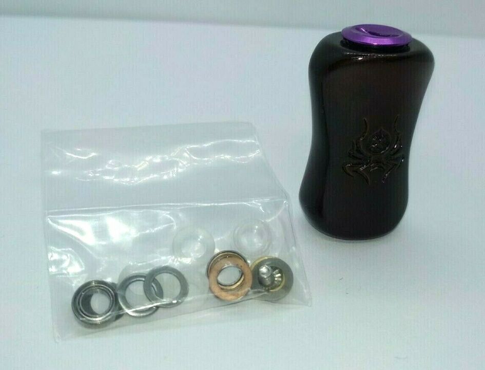 Кноб для катушек daiwa / shimano wood handle knob "spider" purple