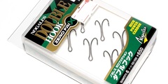 Двойники gran double hook zero friction double hook size # 8 # stealth gray