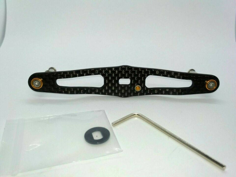 Карбоновая ручка carbon handle gold 85mm daiwa / shimano / abu garcia different colors Карбоновая ручка carbon handle gold 85mm daiwa / shimano / abu garcia different colors