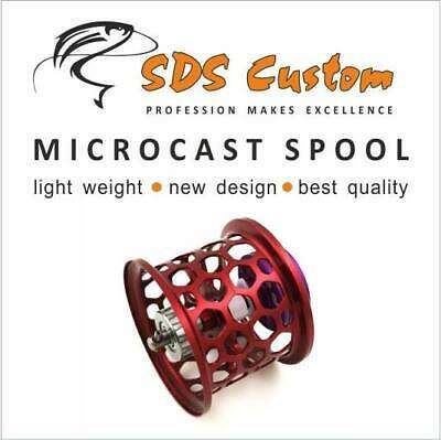 Шпуля для кастинговых катушек for daiwa microcast sv spool / d.31 / px 68/pixy / alphas air stream цвет red