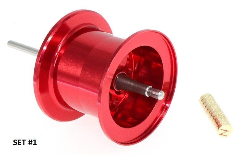 Шпуля microcast spool for abu garcia revo beast series red