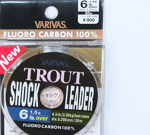 Леска varivas trout shock leader 6lb over 30m roll #natural