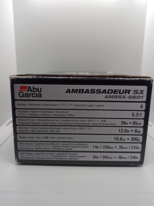 Катушка мультипликаторная abu garcia ambassadeur sx 5601