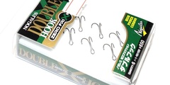 Двойники gran double hook zero friction double hook size # 12 # stealth gray