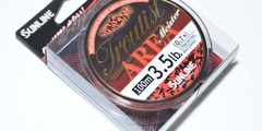 Леска sunline troutist area troutist area meister 3.5lb 100m # flash orange / stealth black