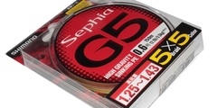 Шнур shimano sephia g5pe pl-e55n 0.6 no. 12.1lb / 5.5kg 150m winding 10m marking