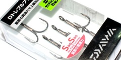 Тройники daiwa d treble hook d treble hook ss 4s # 4 round type ・ 4s