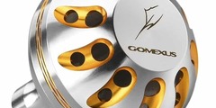 Кноб gomexus aluminum reel power knob 35mm silver gold