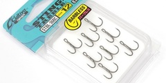 Тройники  cultiva treble hook stinger triple stbl-36bc # 12 # black