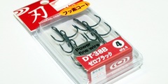 Тройники  van fook triple hook dt-38b # 4 # zero black