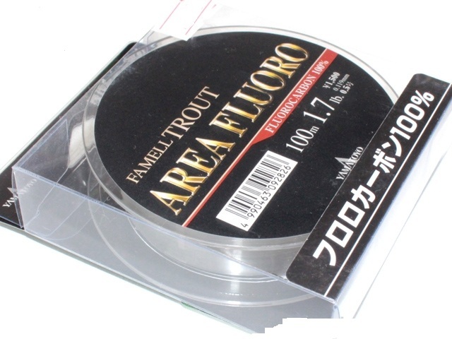 Леска yamatoyo tegus famell famell trout area floro 1.7lb 100m #clear