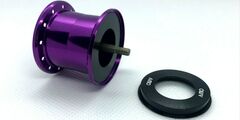 Шпуля для abu garcia micro spool / alx, lc6, lv7, lt7, bf8 / alc ib6, ib7, slc ib7, bf7 / purple + big inductor