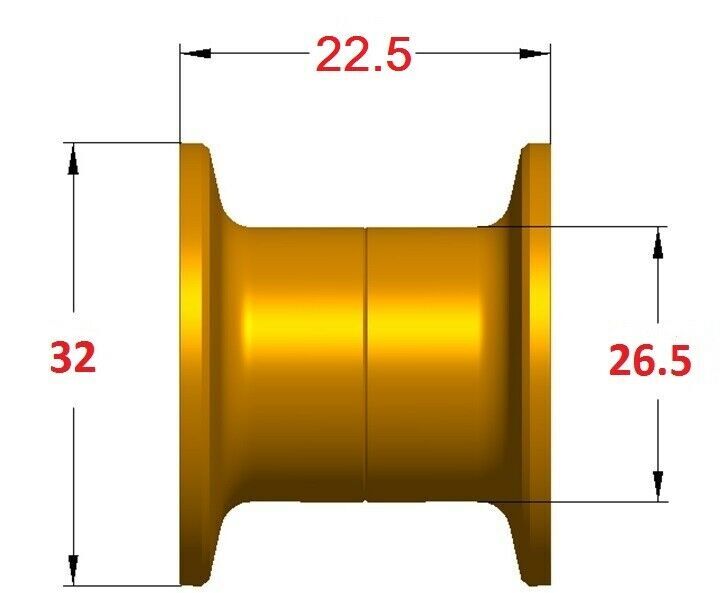 Шпуля для мультипликаторных катушек sv spool for daiwa '21 alphas red