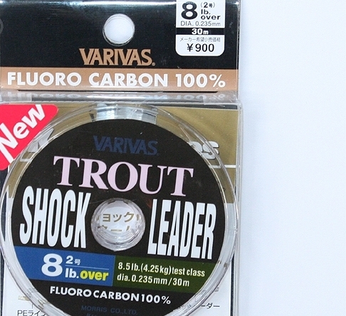 Леска varivas trout shock leader 8lb over 30m roll #natural