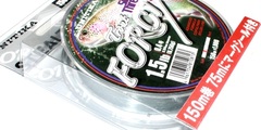 Леска unitika silver thread silver thread four six 1.5lb 150m # stealth gray