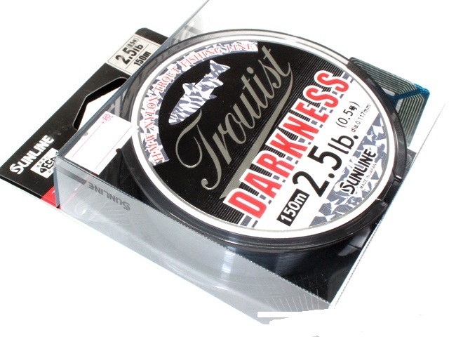 Леска  sunline troutist darkness troutist darkness 2.5lb 150m #camouflage dark