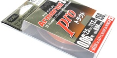 Шнур duel armored f + pro armored f + pro trout 0.06 (2.5lbs) max 1.2kg # orange