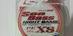 Шнур linesystem sea bass x 8 night game 8 жилка 1 150 м суперцена 